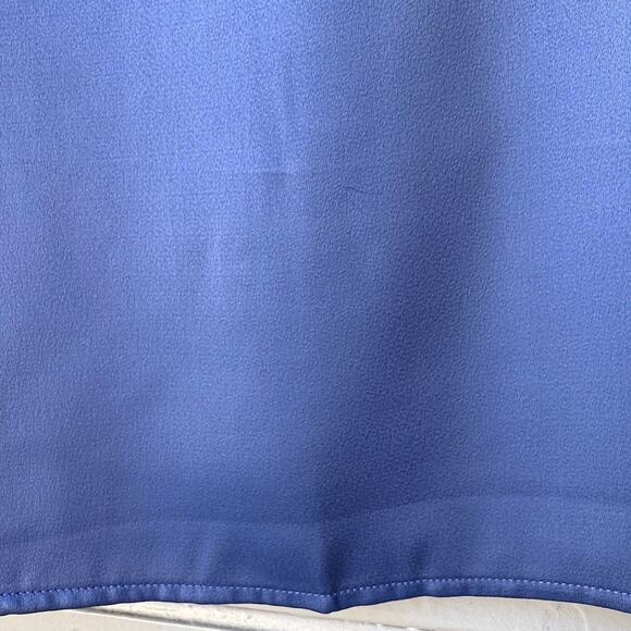 weworewhat cowl midi dress satin charmeuse 0cv slate blue size 0 - Picture 3 of 13